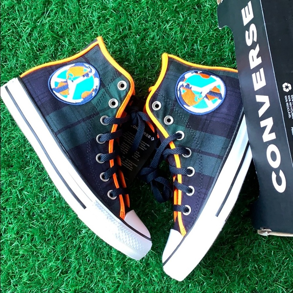 Converse CTAS hi green/brown/white women’s - Picture 14 of 16